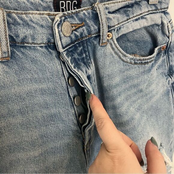 BDG Urban Outfitters Slim Straight Distressed Ripped 26 Jeans - Picture 8 of 13